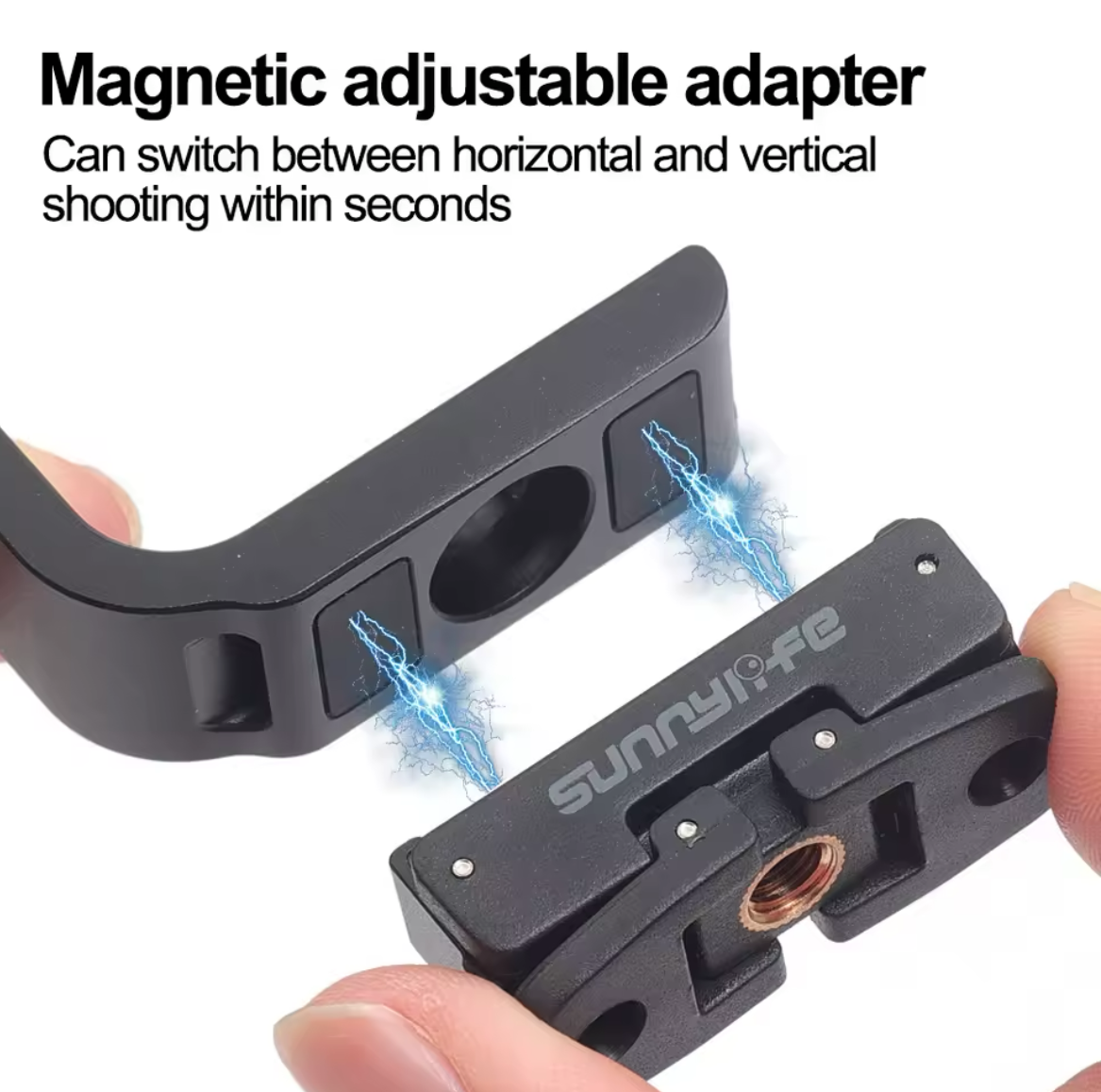 Adaptateur horizontal/vertical et dégagement rapide magnétique - Insta360 X4