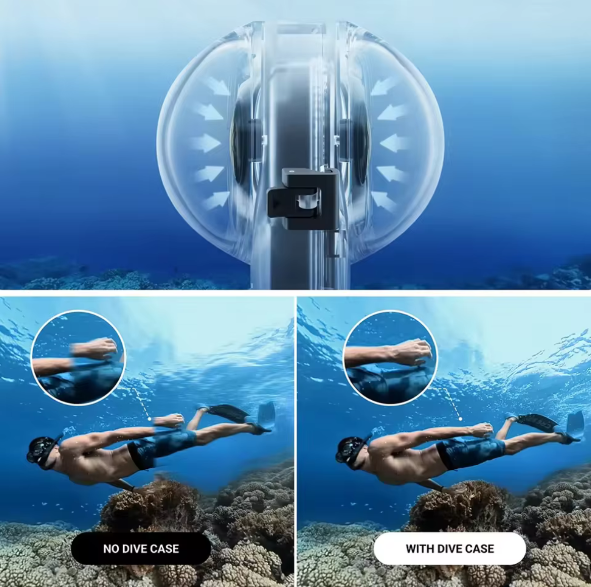 Caisson de plongée - Insta360 X5